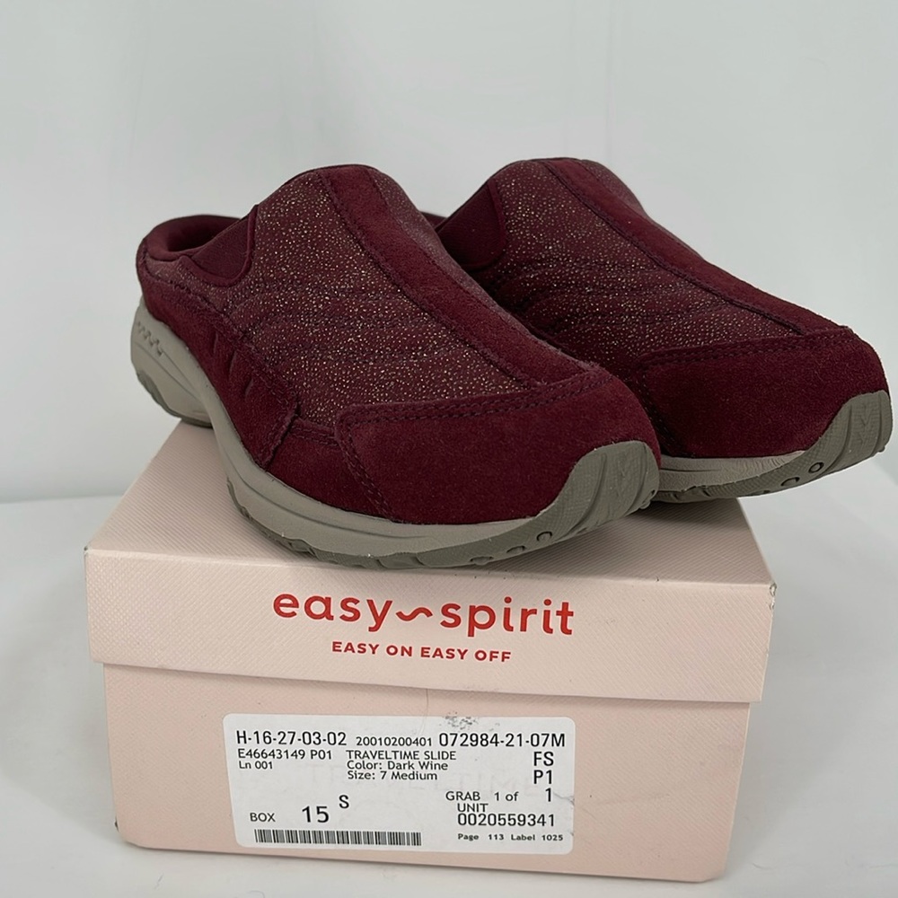 Easy Spirit Women's Traveltime613 Mule size‎ 7 Wine